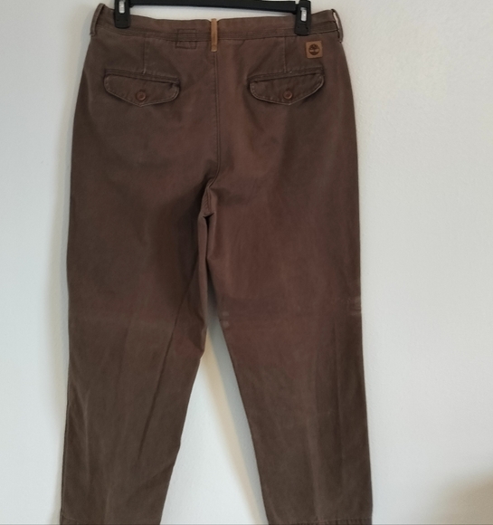 Timberland Men's Brown Chinos Size 34/32 - Picture 2 of 3